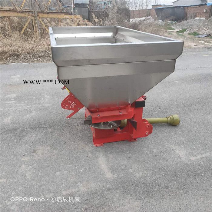 加厚1吨双圆盘不锈钢撒肥机 拖拉机后置悬挂施肥器传动轴撒播机131-84116297图2