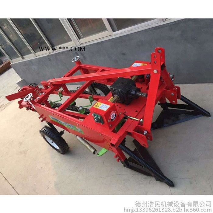 浩民生产四轮牵引式花生收割机 传动轴带动高效率刨花  高效花生收获机图3