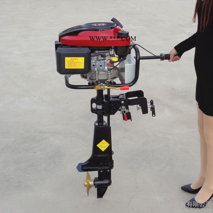 厂家批发船挂机 铁船水下推进器 汽油机油门线传动轴螺旋浆图4