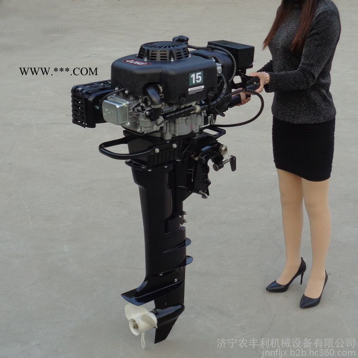 厂家批发船挂机 铁船水下推进器 汽油机油门线传动轴螺旋浆图7