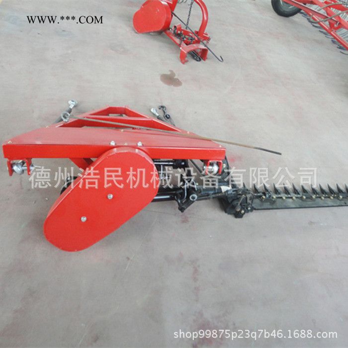 浩民定制往复式割草机 拖拉机后置传动轴带割草机 三角式圆管牧场专用割草机牧槽收割机图2