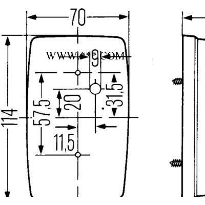 海拉2BA 002 324-001转向灯