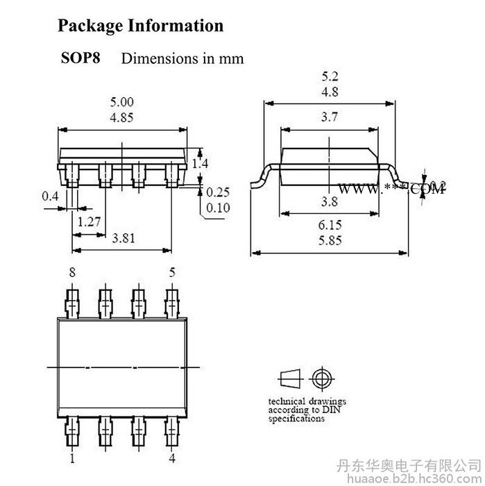 供应汽车闪光器专用集成电路LD1041兼容 UAA1041B封装 SOP8 汽车转向灯闪光报警器IC图5