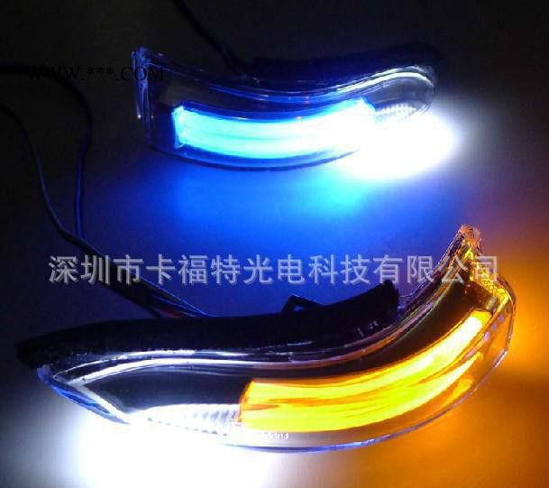 新款丰田凯美瑞7代专用后视镜转向灯 多功能led日行灯 照地灯图3