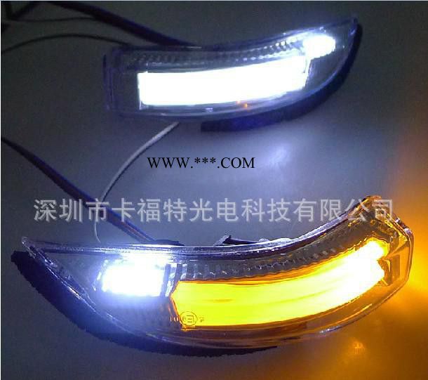 新款丰田凯美瑞7代专用后视镜转向灯 多功能led日行灯 照地灯图2