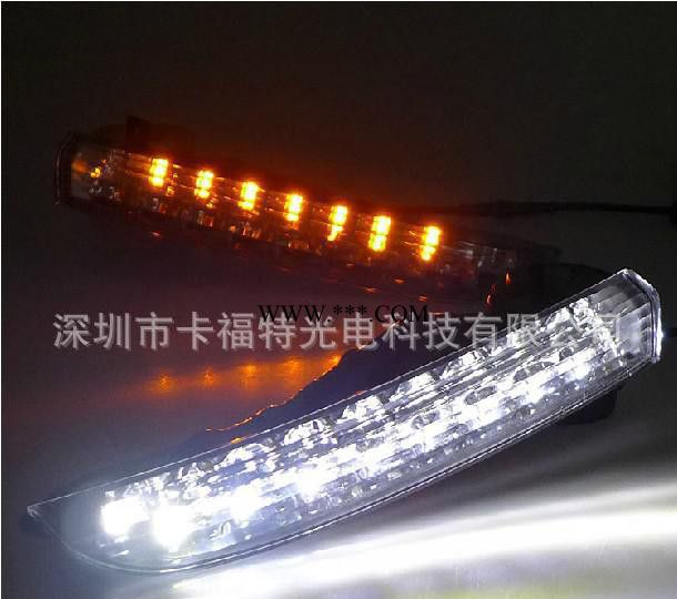 大众CC原装位LED日行灯 欧司朗LED日间行车灯 LED转向灯 杠灯图2
