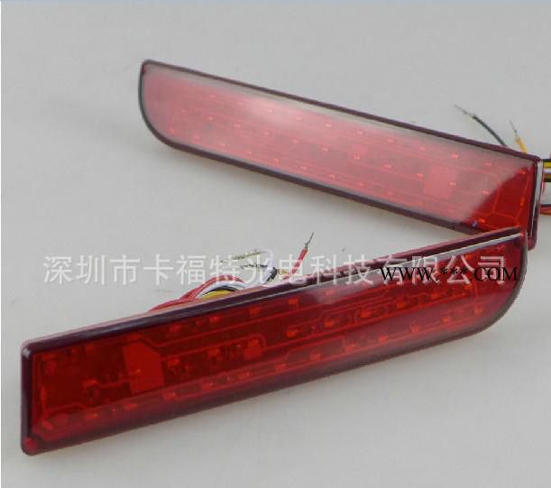 三菱翼神改装LED后杠灯 后保险杠灯 转向灯 行车警示灯 刹车图3