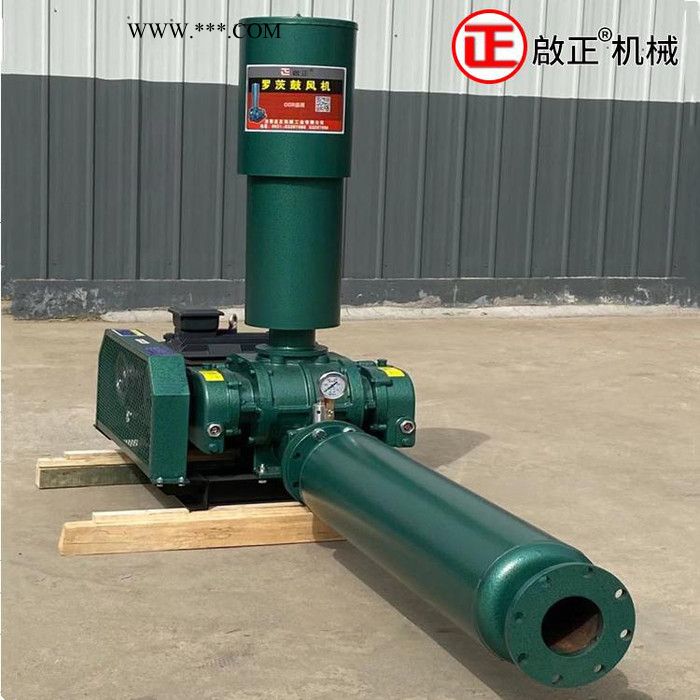 啟正CCR80化肥行业 用的容积式鼓风机 三叶罗茨鼓风机图2