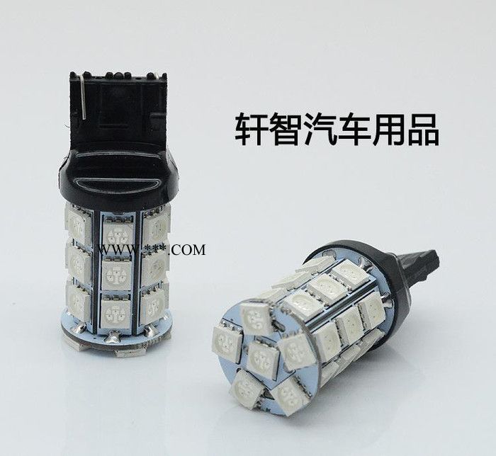 T20单丝 27灯5050LED转向灯 LED倒车灯转向灯汽车LED灯泡图2