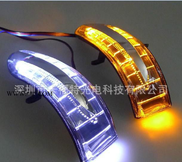 新款丰田卡罗拉改装专用后视镜转向灯 多功能led日行灯 照地图2