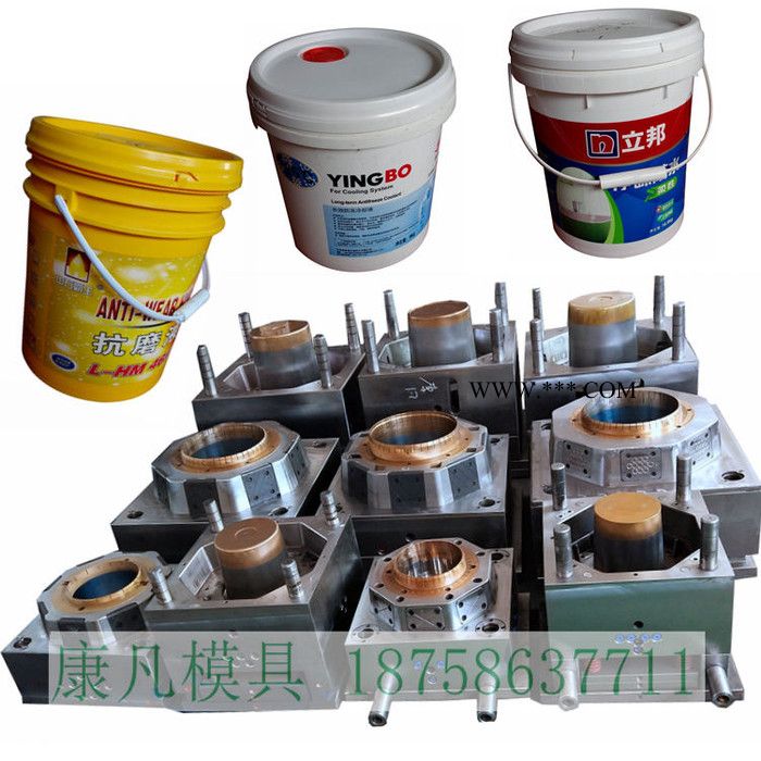 20升机油桶模具 18公斤润滑脂桶 润滑油桶模具图片图2