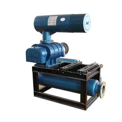 章丘绿洲风机LZSR系列三叶罗茨鼓风机 大风量低噪音罗茨风机 中压增氧 风机图2