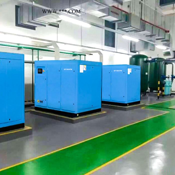 **高效节能螺杆鼓风机 熔喷布专用37/45/55kw无油变频螺杆式鼓风机 1.5公斤13立方无油螺杆鼓风机图2