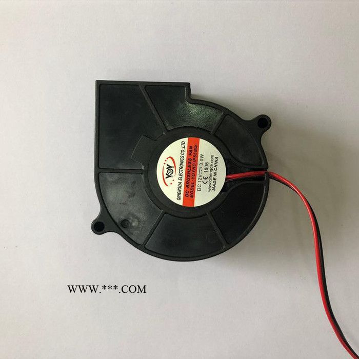 齐恒达 75*75*25MM 鼓风机  ** 直流鼓风机散热风扇图2