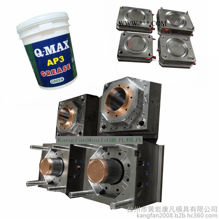 浙江台州黄岩专业做密封桶磨具厂家 机油桶模具 润滑脂包装桶模具图3