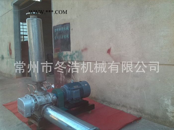 常州冬浩** 不锈钢防腐耐压型罗茨风机 鼓风机 排风设备图5