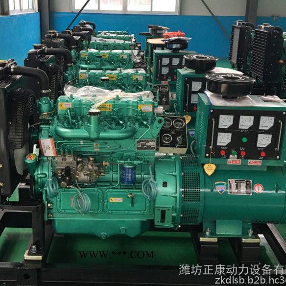 潍柴30kw千瓦移动四轮拖车柴油发电机组 罗茨鼓风机专用四保护发电机图2