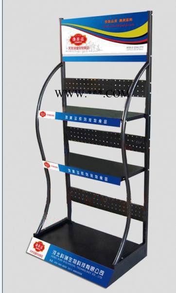 供应机油展架润滑油展示架油漆涂料货架四层油品架子可拆装机油货架图3