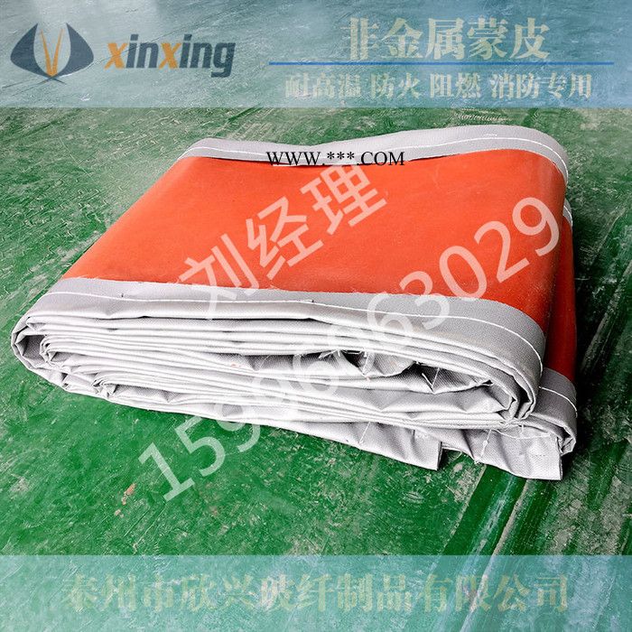 风机进出口软连接 玻纤三防布圈带鼓风机软连接蒙皮 阻燃胶布圈带 蒙皮膨胀节 风道补偿器蒙皮图5