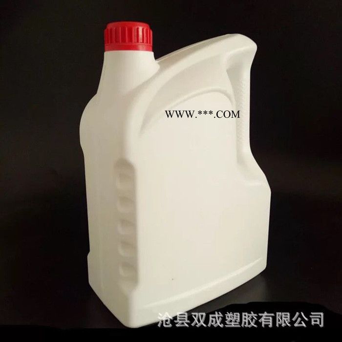 沧县双成塑胶厂家专业生产塑料桶 批发销售4升机油桶机油壶方桶 塑料汽车机油壶 机油液体化工桶