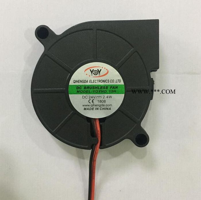 供应齐恒达品牌 5015 24伏  四线带PWM调速功能 鼓风机风扇  工业风扇风机图3