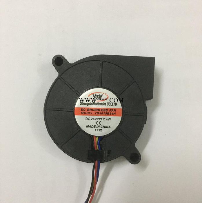 供应齐恒达品牌 5015 24伏  四线带PWM调速功能 鼓风机风扇  工业风扇风机图5