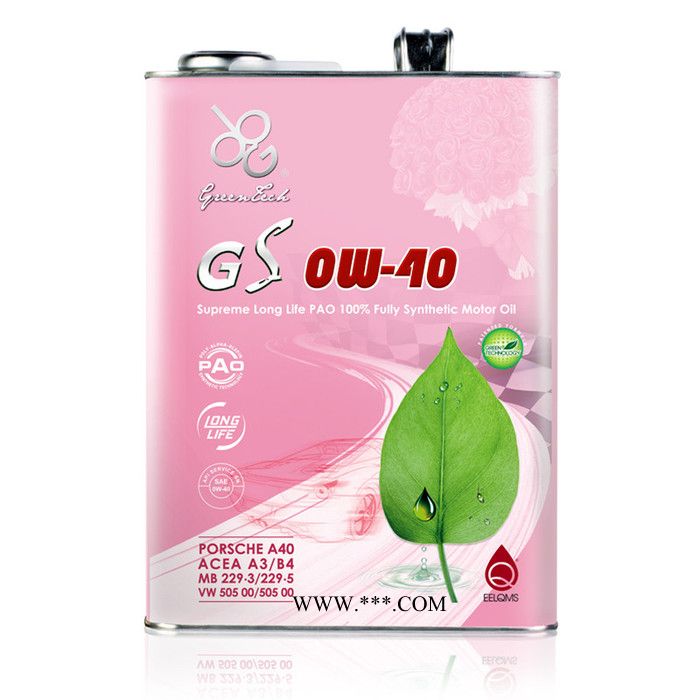 GDB格德宝四类 基础油全合成高品质OEM机油长效发动机润滑油0W40 SN/ 4L汽车用品 粉色玫瑰 汽车润滑油/机油图3
