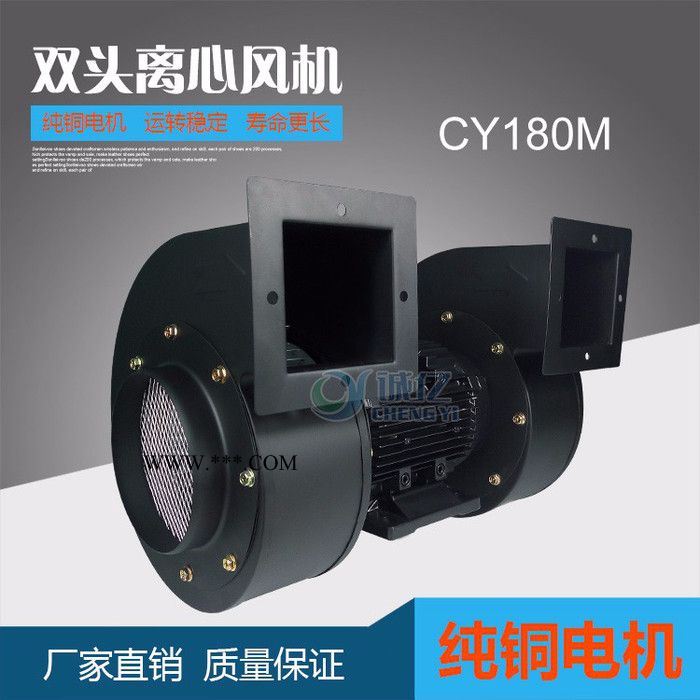 供应诚亿CY180M双头风机 1.5KW双头强力送风机 鼓风机 离心风机图2