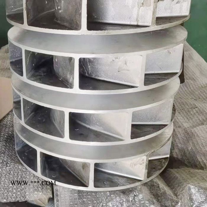 亿安金属供应铝叶轮加工定制 风机配件价格 铸铝鼓风机配件 铝轮铸造厂 叶轮模具加工图6