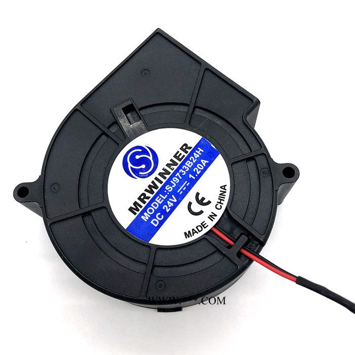 MRWINNER/尚将 直流鼓风机厂家 9733鼓风机12V含油大风量汽车坐垫涡轮风扇直流离心散热风扇 仪器仪表散热风扇图3