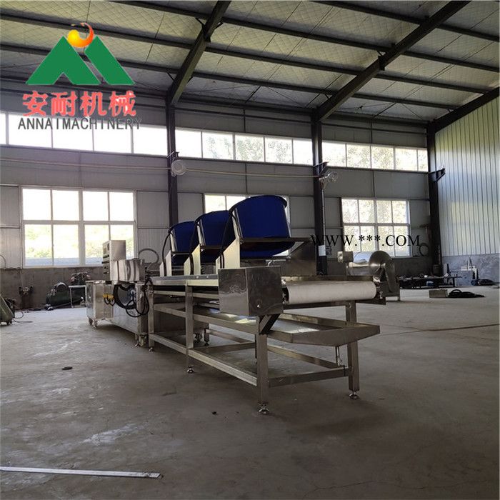 供应带鼓风机馓子油炸机 网带式馓子油炸机 方集馓子油炸设备 面食馓子油炸机厂家 常年生产图4