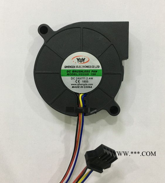 齐恒达24伏 5015鼓风机4线 带调速PWM功能**图2