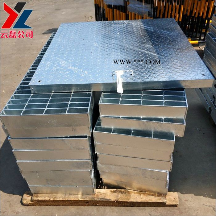 花纹镀锌钢格栅盖板 云磊 鼓风机房镀锌钢盖板 室内镀锌走人花纹钢盖板图2