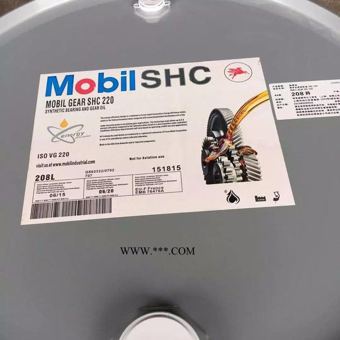 美孚合成齿轮油SHC220 美孚齿轮油批发 合成润滑油图2