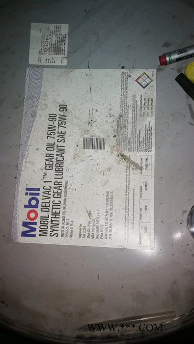 批发美孚75W-90全合成合成齿轮油 铁路变速箱润滑油 美孚75W-90合成齿轮油图1