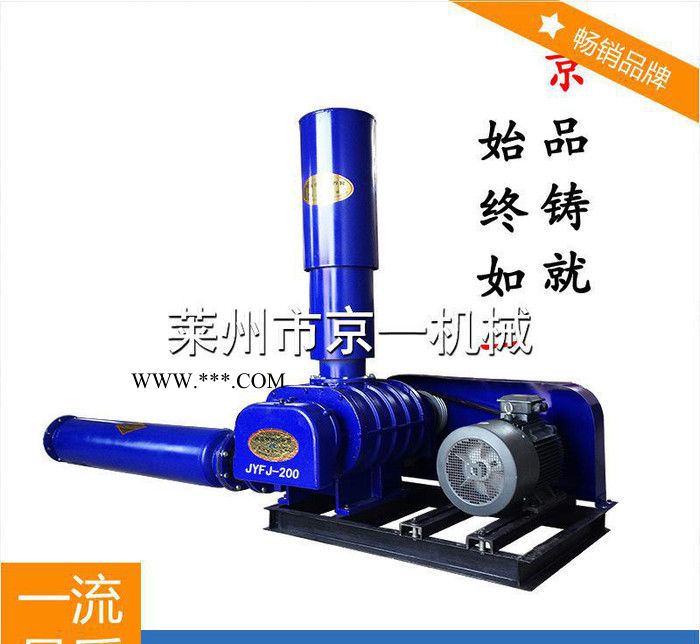 大功率罗茨鼓风机，JYFJ-200小型高压罗茨鼓风机，水产曝图3