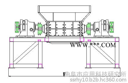 环保双轴撕碎机油漆桶撕碎机 报价图2