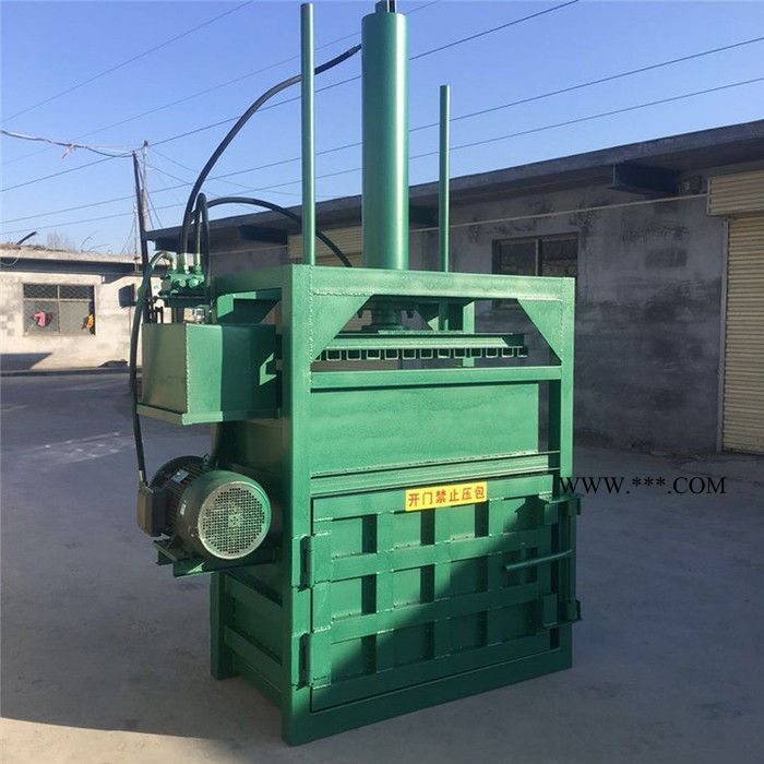 立式齿轮油桶压块机 普航废纸液压打包机 40吨小型压缩机价格图6