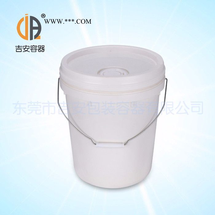 18L有嘴机油桶 塑料包装桶化工桶18升油墨桶图2