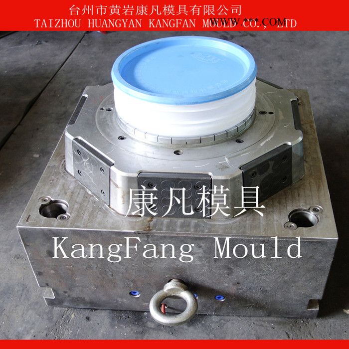 供应台州黄岩模具厂18升20升肥料pp包装桶模具，机油桶模具双边桶模具,美式涂料桶模具 机油桶模具图3