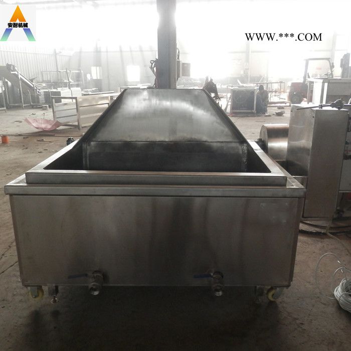 全新豆腐搅拌油炸机 麻花蚕豆油炸机 折叠单机油炸机图2