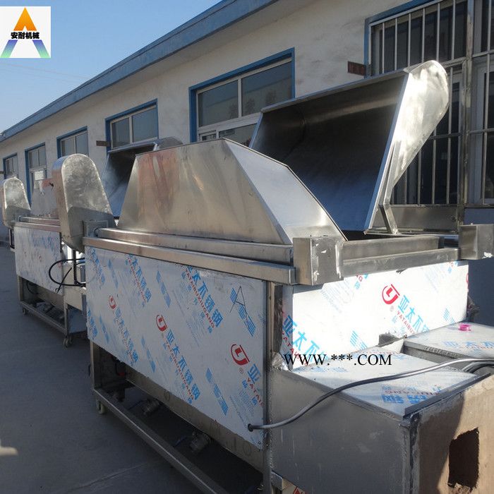 全新豆腐搅拌油炸机 麻花蚕豆油炸机 折叠单机油炸机图6