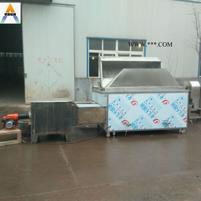 全新豆腐搅拌油炸机 麻花蚕豆油炸机 折叠单机油炸机图4