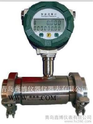 山东诸城柴油机油液体涡轮流量计 青岛鑫博 卫生型涡轮流量计图4