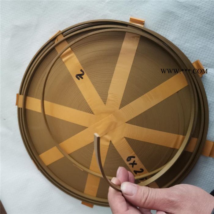 批发**导向带耐磨损 挖机油缸密封 树脂支承环四氟加铜粉图2