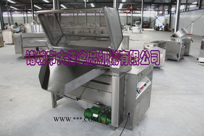 电加热自动控温油炸机油炸设备图7