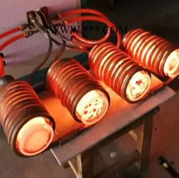 汽车钢板弹簧(板簧)卷耳加热设备 板簧卷耳高加热设备 板簧卷耳超音频加热设备 河南德胜图2