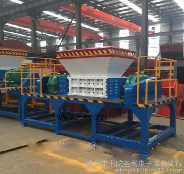 来厂定制撕碎机油漆桶双轴撕碎机 可定制图4