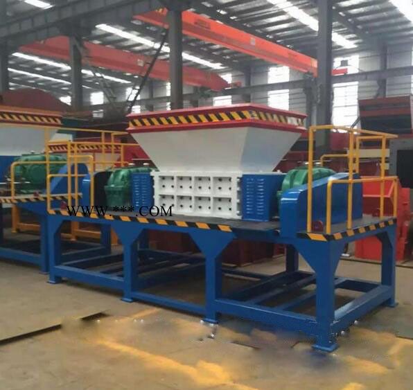 自行车破碎机油漆桶双轴撕碎机 设备图5