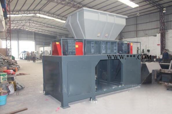 自行车破碎机油漆桶双轴撕碎机 设备图2